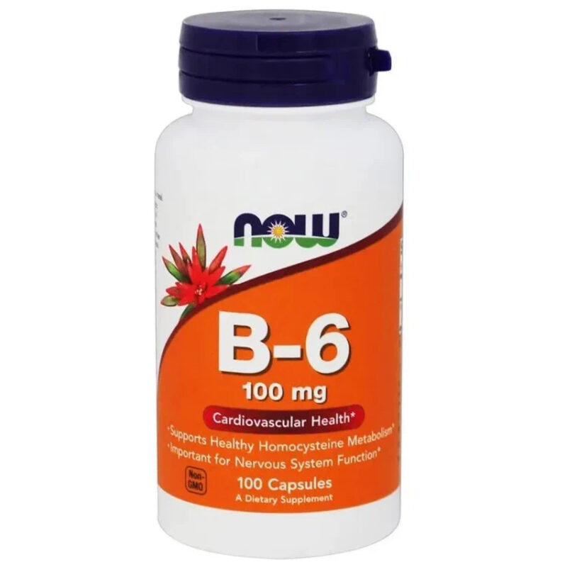 Банка с витамином B-6 в таблетках по 100 мг